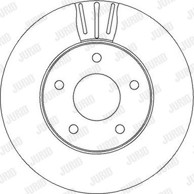 Jurid 562281J - Bremžu diski autodraugiem.lv
