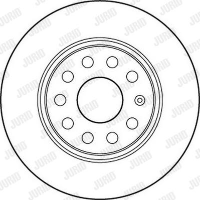Jurid 562237JC-1 - Bremžu diski autodraugiem.lv