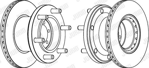 Jurid 567124J - Bremžu diski autodraugiem.lv