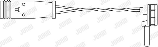 Jurid 581511 - Indikators, Bremžu uzliku nodilums autodraugiem.lv