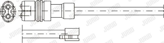 Jurid 581320 - Indikators, Bremžu uzliku nodilums autodraugiem.lv