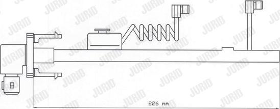 Jurid 587027 - Indikators, Bremžu uzliku nodilums autodraugiem.lv