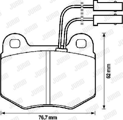 ACDelco 171-1077 - Bremžu uzliku kompl., Disku bremzes autodraugiem.lv