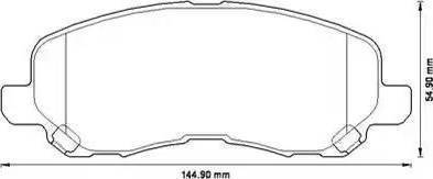 Sangsin Brake SP1360 - Bremžu uzliku kompl., Disku bremzes autodraugiem.lv