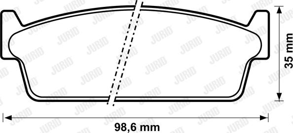 Jurid 572152J - Bremžu uzliku kompl., Disku bremzes autodraugiem.lv