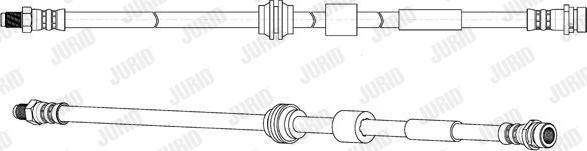 Jurid 173209J - Bremžu šļūtene autodraugiem.lv
