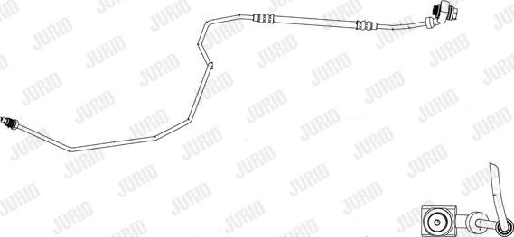 Jurid 173206J - Bremžu šļūtene autodraugiem.lv