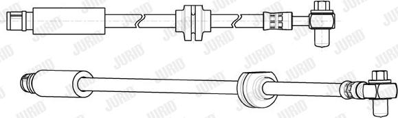 Jurid 173216J - Bremžu šļūtene autodraugiem.lv
