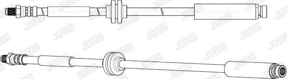 Jurid 173210J - Bremžu šļūtene autodraugiem.lv