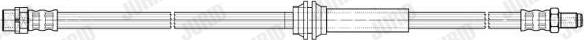 Jurid 172995J - Bremžu šļūtene autodraugiem.lv