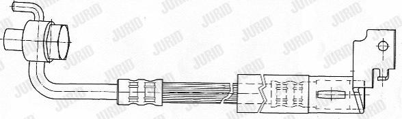 Jurid 172456J - Bremžu šļūtene autodraugiem.lv