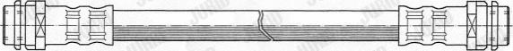 Jurid 172413J - Bremžu šļūtene autodraugiem.lv