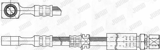 Jurid 172502J - Bremžu šļūtene autodraugiem.lv