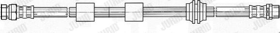 Jurid 172611J - Bremžu šļūtene autodraugiem.lv