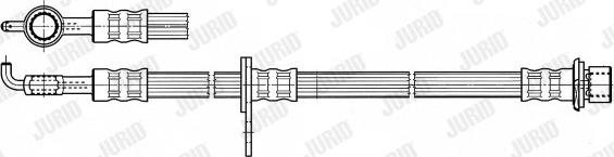 Jurid 172839J - Bremžu šļūtene autodraugiem.lv