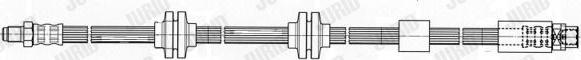 Jurid 172706J - Bremžu šļūtene autodraugiem.lv