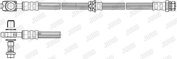 Jurid 172702J - Bremžu šļūtene autodraugiem.lv