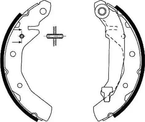 Parts-Mall PLC-001 - Bremžu loku komplekts autodraugiem.lv