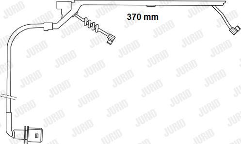 Jurid FAI169 - Indikators, Bremžu uzliku nodilums autodraugiem.lv