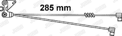 Jurid FAI125 - Indikators, Bremžu uzliku nodilums autodraugiem.lv