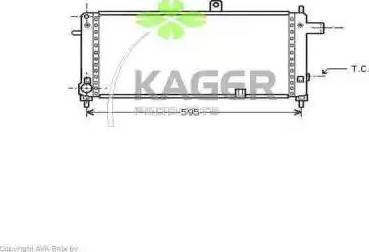 Kager 31-0745 - Radiators, Motora dzesēšanas sistēma autodraugiem.lv