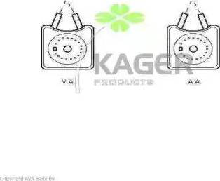 Kager 31-1231 - Eļļas radiators, Motoreļļa autodraugiem.lv
