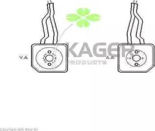 Kager 313725 - Eļļas radiators, Motoreļļa autodraugiem.lv