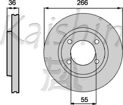 Kavo Parts BR-9380 - Bremžu diski autodraugiem.lv