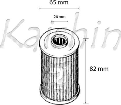 Kaishin O961 - Eļļas filtrs autodraugiem.lv