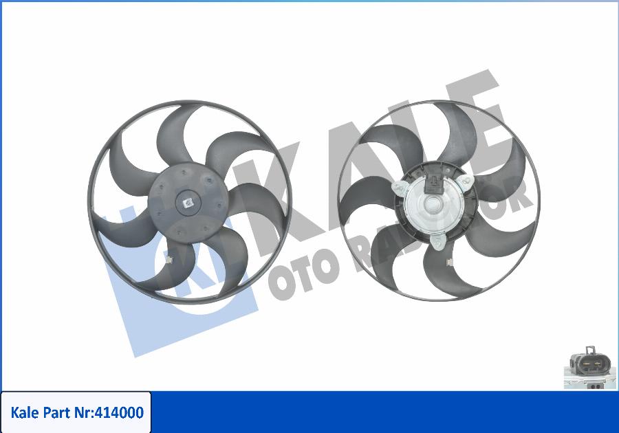 KALE OTO RADYATÖR 414000 - Ventilators, Motora dzesēšanas sistēma autodraugiem.lv