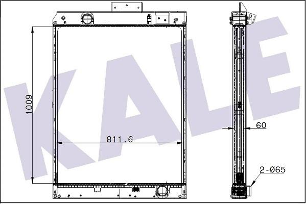 KALE OTO RADYATÖR 427600 - Radiators, Motora dzesēšanas sistēma autodraugiem.lv