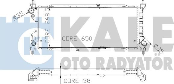 KALE OTO RADYATÖR 156000 - Radiators, Motora dzesēšanas sistēma autodraugiem.lv