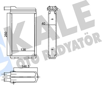 KALE OTO RADYATÖR 136400 - Siltummainis, Salona apsilde autodraugiem.lv