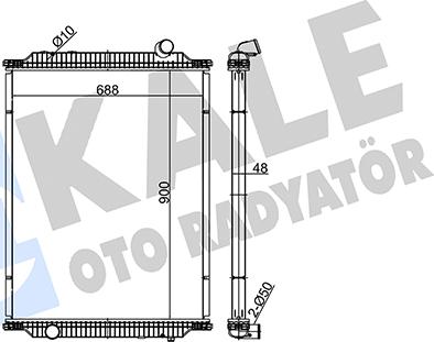 KALE OTO RADYATÖR 349440 - Radiators, Motora dzesēšanas sistēma autodraugiem.lv