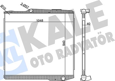 KALE OTO RADYATÖR 349480 - Radiators, Motora dzesēšanas sistēma autodraugiem.lv