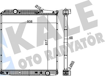 KALE OTO RADYATÖR 349530 - Radiators, Motora dzesēšanas sistēma autodraugiem.lv