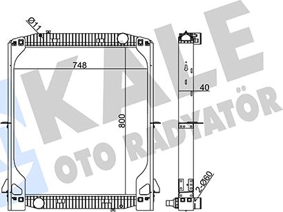 KALE OTO RADYATÖR 349355 - Radiators, Motora dzesēšanas sistēma autodraugiem.lv