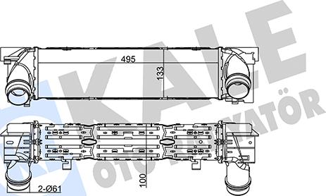 KALE OTO RADYATÖR 344840 - Starpdzesētājs autodraugiem.lv