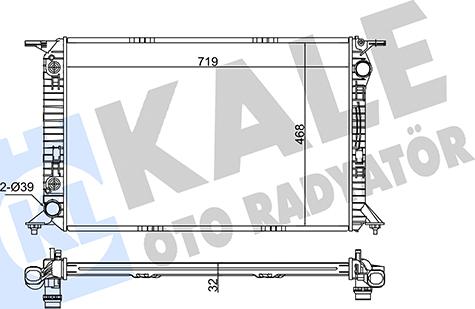 KALE OTO RADYATÖR 345860 - Radiators, Motora dzesēšanas sistēma autodraugiem.lv