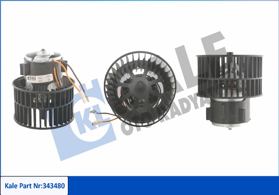 KALE OTO RADYATÖR 343480 - Elektromotors, Salona ventilācija autodraugiem.lv
