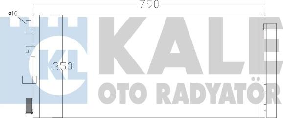 KALE OTO RADYATÖR 342560 - Kondensators, Gaisa kond. sistēma autodraugiem.lv