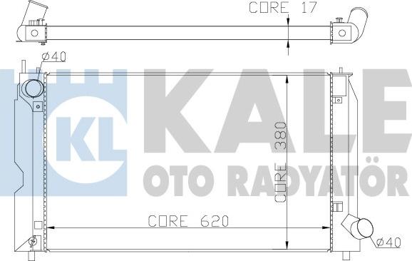 KALE OTO RADYATÖR 342205 - Radiators, Motora dzesēšanas sistēma autodraugiem.lv