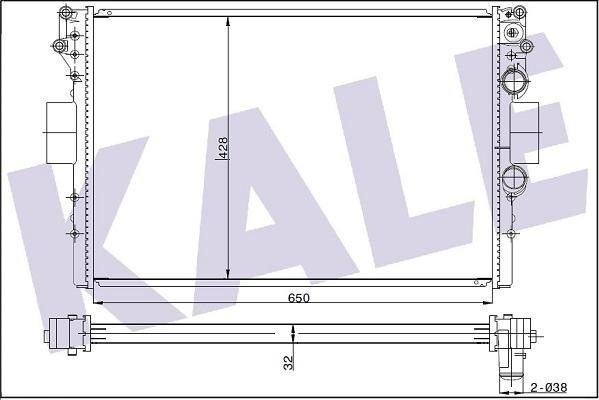 KALE OTO RADYATÖR 342230 - Radiators, Motora dzesēšanas sistēma autodraugiem.lv