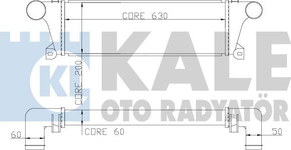 KALE OTO RADYATÖR 347100 - Starpdzesētājs autodraugiem.lv