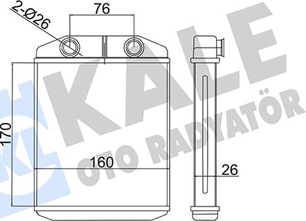 KALE OTO RADYATÖR 355110 - Siltummainis, Salona apsilde autodraugiem.lv