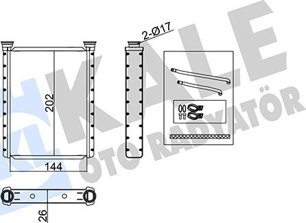 KALE OTO RADYATÖR 355120 - Siltummainis, Salona apsilde autodraugiem.lv