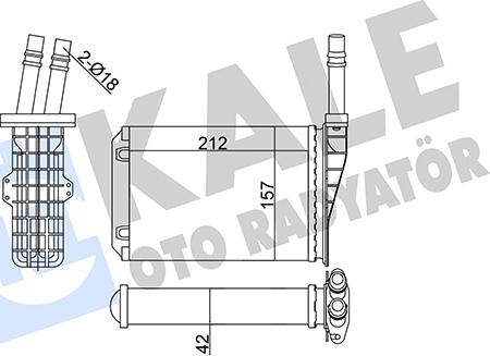 KALE OTO RADYATÖR 355270 - Siltummainis, Salona apsilde autodraugiem.lv