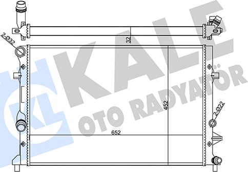 KALE OTO RADYATÖR 356945 - Radiators, Motora dzesēšanas sistēma autodraugiem.lv