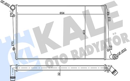 KALE OTO RADYATÖR 356930 - Radiators, Motora dzesēšanas sistēma autodraugiem.lv