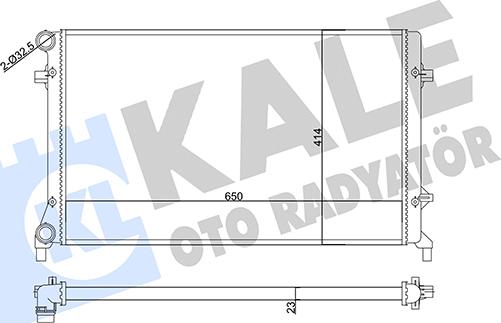 KALE OTO RADYATÖR 356920 - Radiators, Motora dzesēšanas sistēma autodraugiem.lv